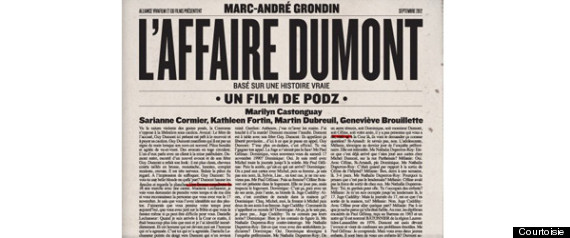 Affaire Dumont Affiche