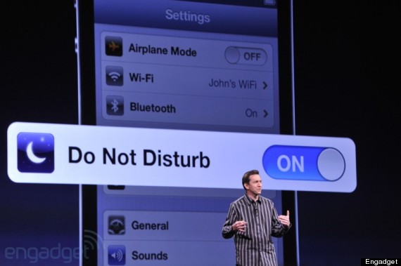 do not disturb apple