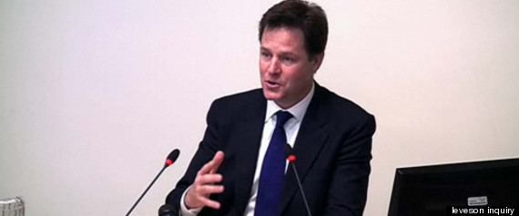 Clegg At Leveson