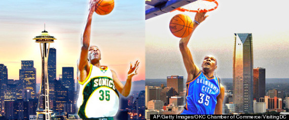 Durant Oklahoma City Thunder Seattle Supersonics