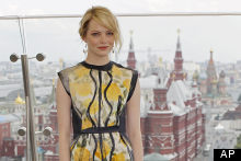 Emma Stone Wows In Two Different Dresses At Moscow Spiderman Premiere