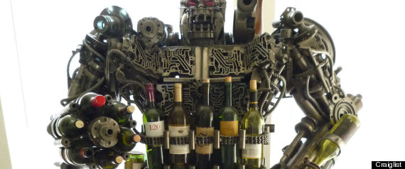 Trasnformer Wine Rack