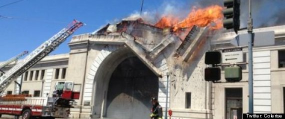 Pier 29 On Fire