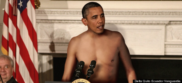 Obama naked