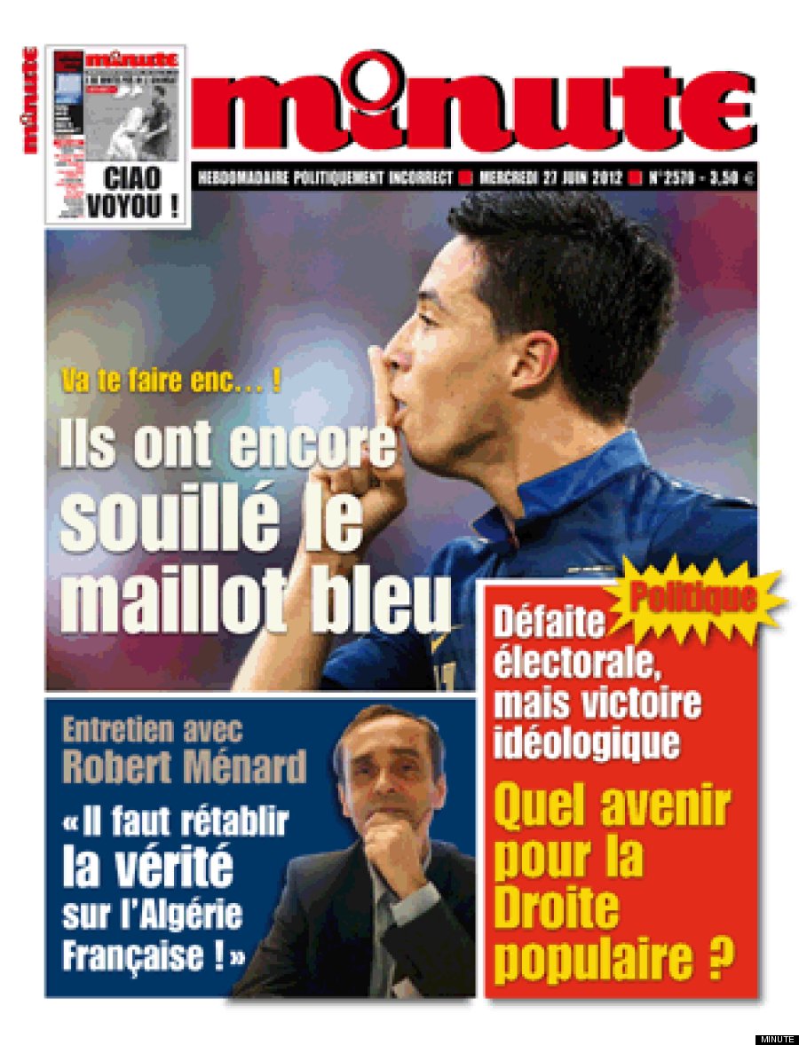 Samir Nasri en couverture du journal d