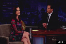 Flower Power: Katy Perry Rocks Chic Temperley London Dress On Jimmy Kimmel