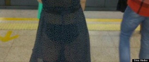Shanghai Sexy Subway Woman
