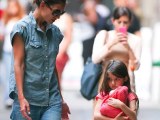 Katie Holmes Sports A 'Canadian Tuxedo' Denim-On-Denim...