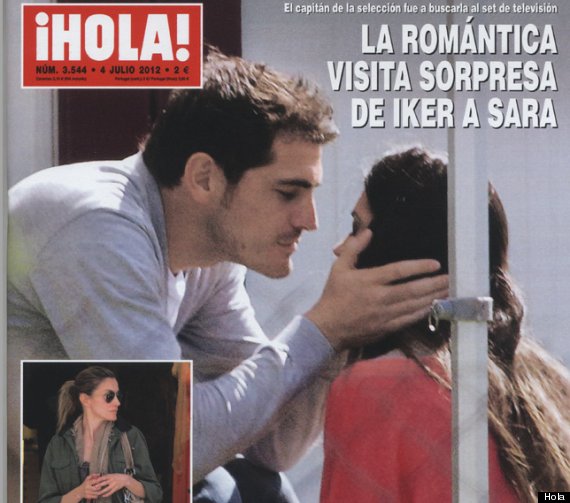 beso de iker y sara