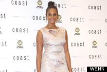 Lots Of Leg: Alesha Dixon Hits Coast Store Launch In Tiny Brocade Mini Dress