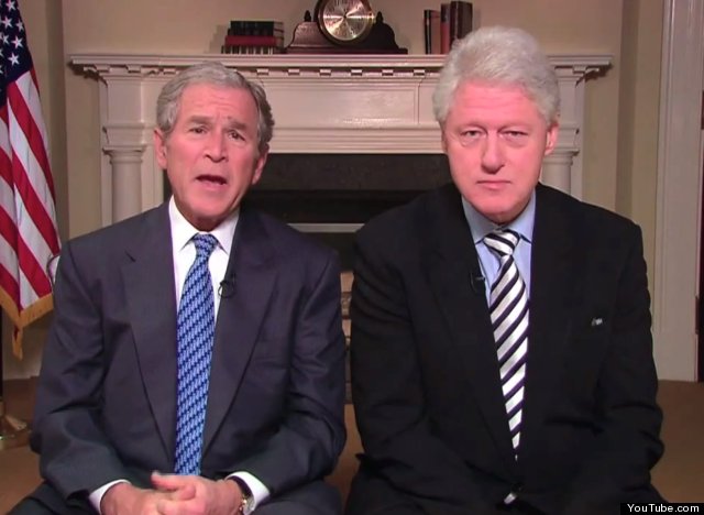 http://urls.re/S3R .WATCH: Bush And Clinton Say The Strangest Things...