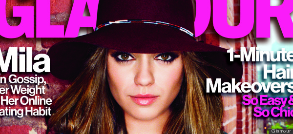 Mila Kunis Glamour Cover Looks A Little Off Photos 