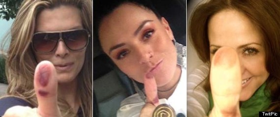 Famosos Votaron