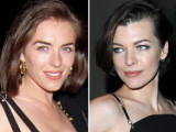Milla Jovovich Attends Versace Couture Show Channeling...