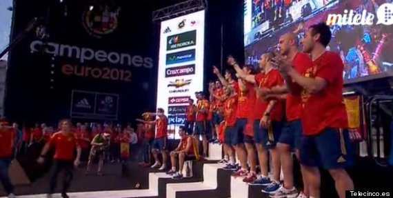 jugadores escenario