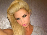 Katie Price Debuts New Blonde Hair On...