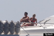 Jennifer Aniston Wears A Little Red Bikini On Romantic Break With Justin