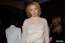 Summer Style Lesson: Lily Cole's Floral Shorts And Sheer Shirt