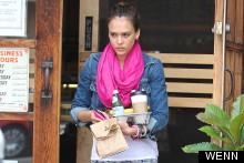 Shocking Pink: Jessica Alba Brightens Our Day