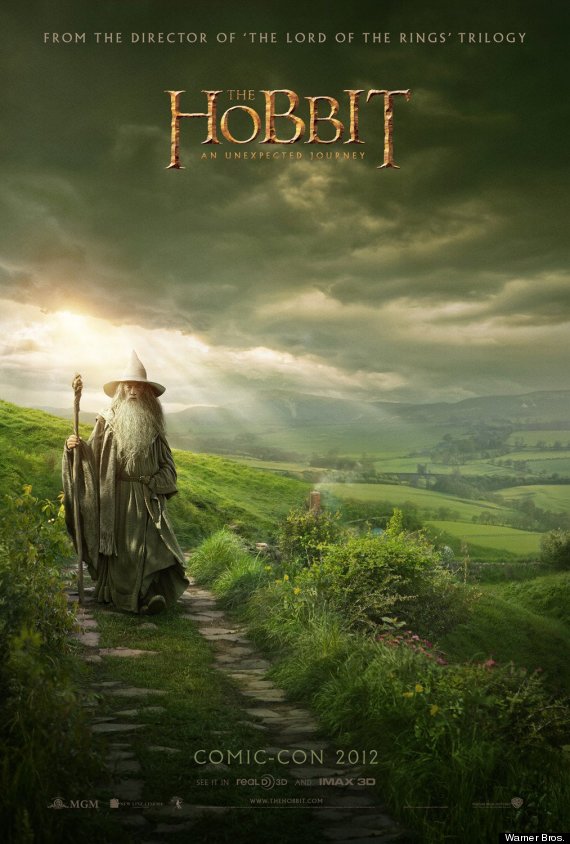 Póster de "El Hobbit" para la Comic-Con 2012 (fuente: Huffington Post)