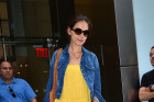 Katie Holmes Looks Stunning As She Visits...