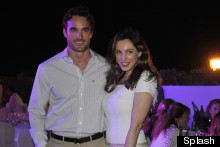 Kelly Brook Ruffles A Few Feathers In White Mini Dress On Italian Holiday