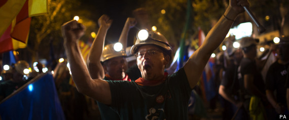 Spanish Miners Strike