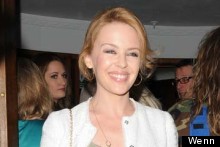 Kylie Minogue Visits The Hurly Burly Show In Laid Back Jeans And Jacket Look
