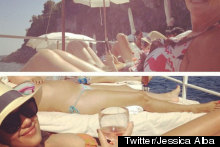 Italian Adventure: Jessica Alba Tweets Bikini Picture In Italy