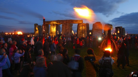 stonehenge fire