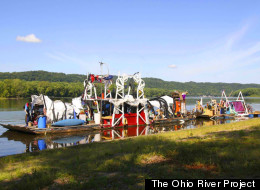 Magic Trash Boat To Sail Ohio River, Really