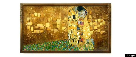 Gustav Klimt Google Doodle