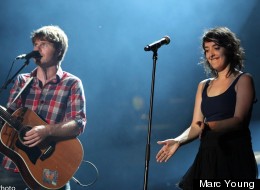 Les festivaliers détrempés, mais heureux