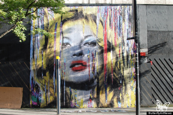 kate moss mr brainwash mural london