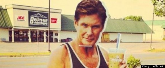 David Hasselhoff Iced Coffee
