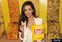 Either This Is A Giant Crisp Packet, Or Eva Longoria Really Is Just Very Small