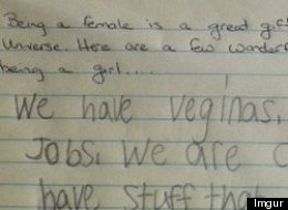 Cute Kid Note Of The Day: Why Being A Girl Is Wonderful