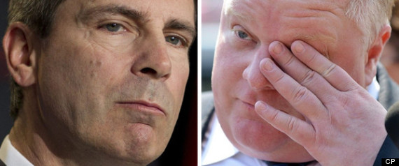 Toronto Guns Mcguinty Rob Ford