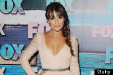 Lea Michele Takes The Plunge At Fox All-Star Party