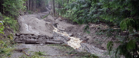 Johnsons Landing Landslide