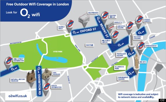 o2 wifi london