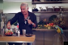 Wanna Watch Roberto Cavalli (And An Unexplained Parrot) Make Cocktails? Course You Do