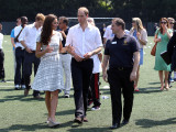 Kate And Wills Show Sporting Spirit During...