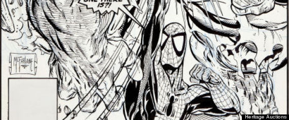 Todd Mcfarlane The Amazing Spider Man Cover Art