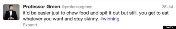professor green twitter bulimia