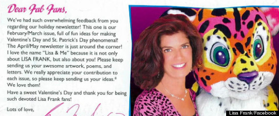 Lisa Frank Newsletter Photo
