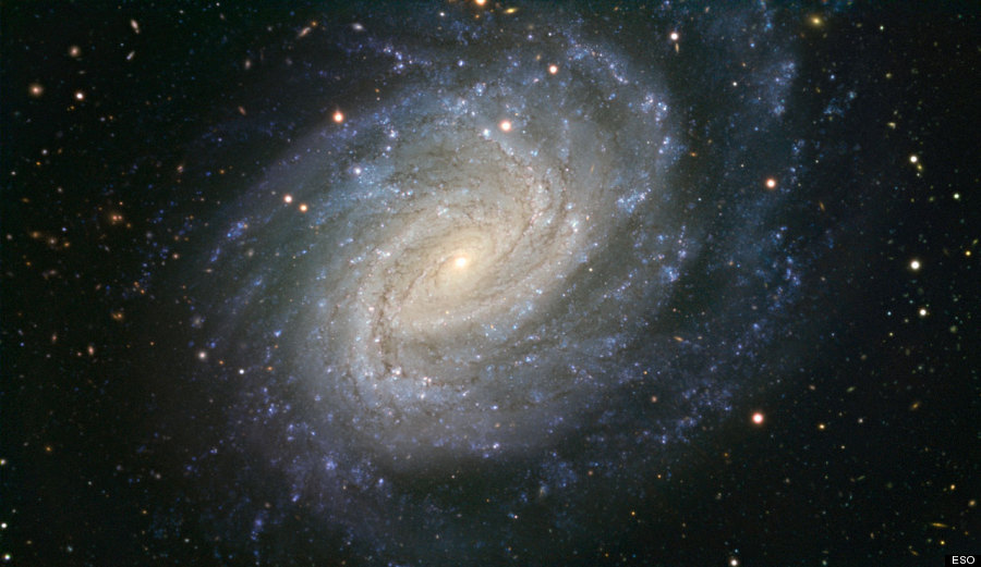 Spiral Galaxy Supernovas Shown Eso Photo Ngc 1187 Huffpost Supernova