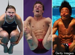 Weird Faces Made By Olympic Divers
