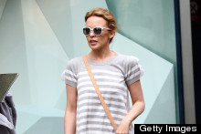 Shades Of Grey: Kylie Minogue's Casual Shopping Style