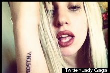 Lady Gaga Tweets Pic Of New Tattoo